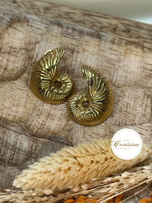 Boucles Puces Coquillage 