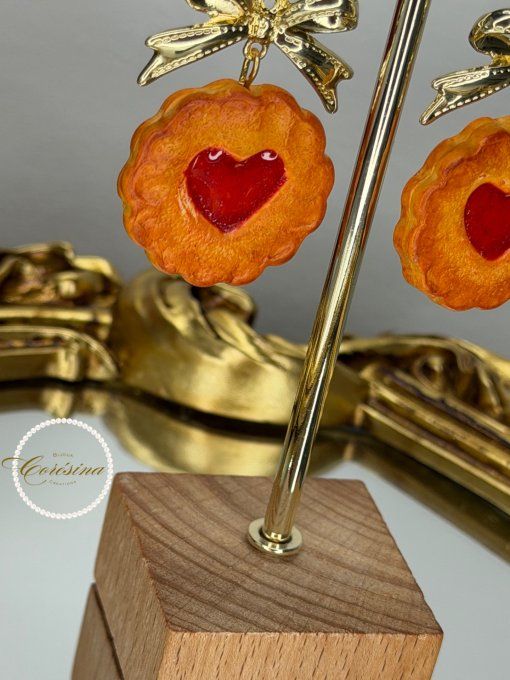 Boucles d’oreilles tartelettes 