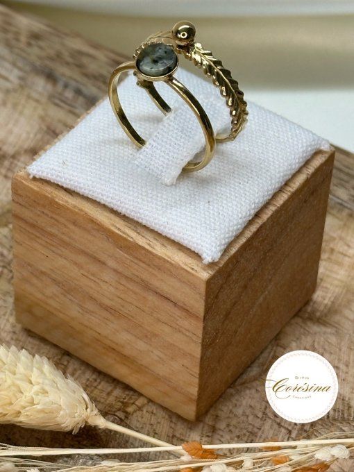 Bague  Jess épis turquoise africaine 