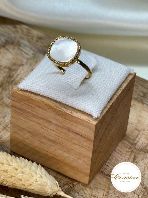 Bague Carla carré enn Nace 