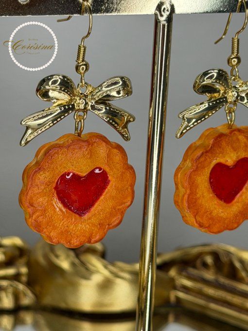 Boucles d’oreilles tartelettes 