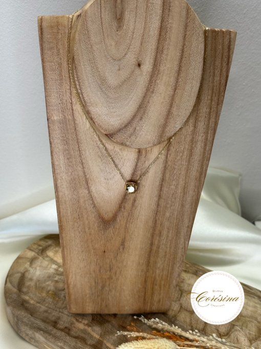 Collier Swarovski gold 