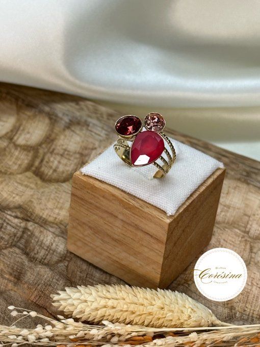 Bague Swarovski-Rouge 