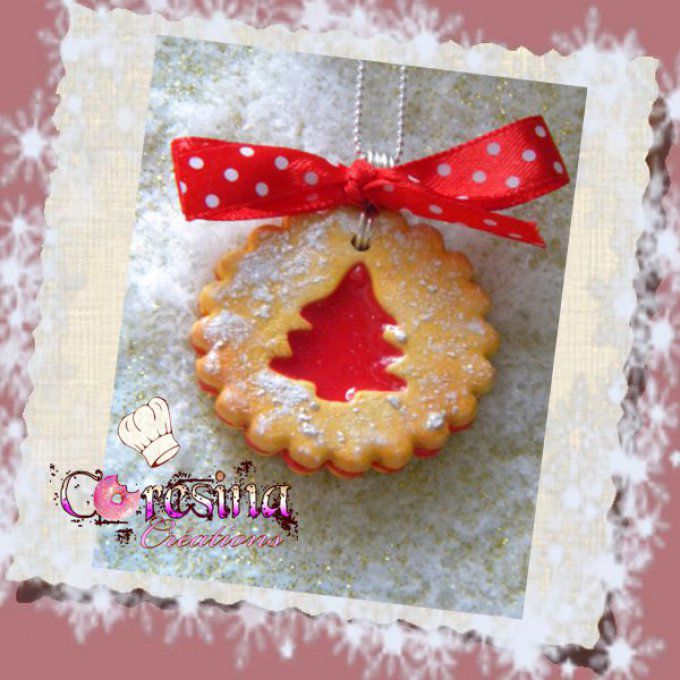 Collier Biscuit Sapin