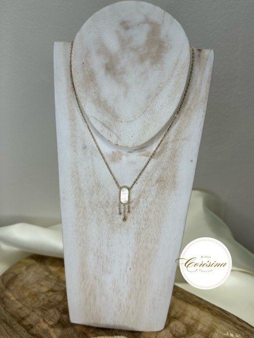 Collier Blanche Nacre 