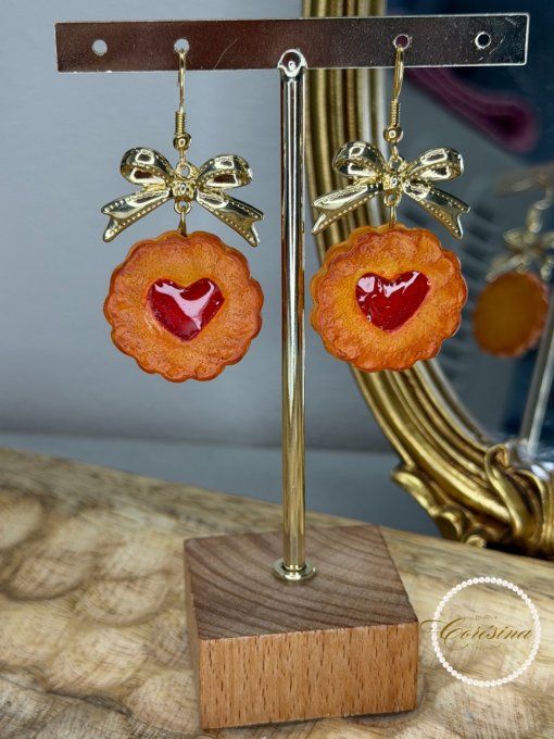 Boucles d’oreilles tartelettes 