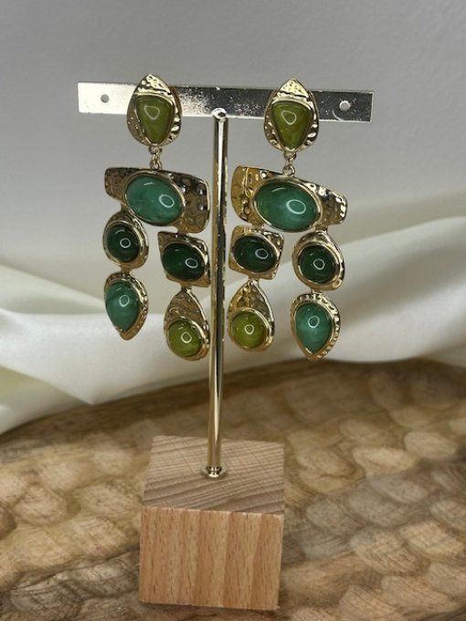 Boucles  daphné couleur au choix 