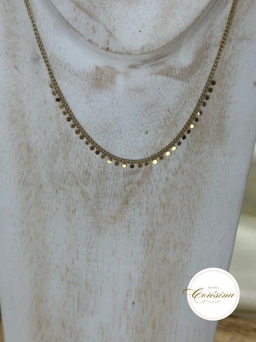 Collier Atena doré 