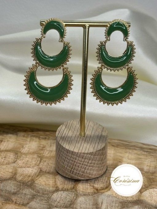 Boucles d'oreilles Lunabelle  couleur au choix 