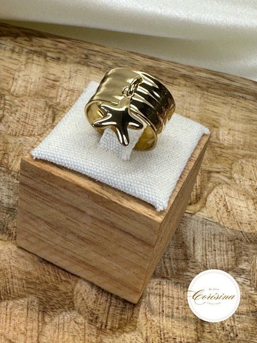 Bague Breloque  étoile 