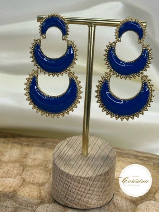 Boucles d'oreilles Lunabelle  couleur au choix 