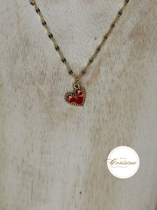 collier Love rouge 