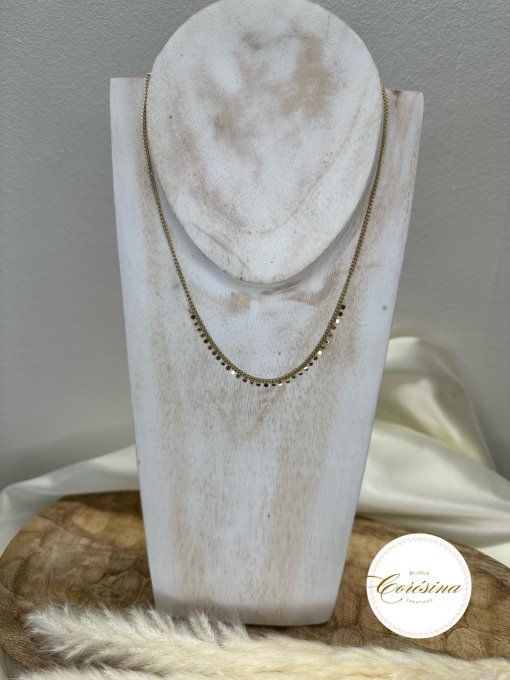 Collier Atena doré 