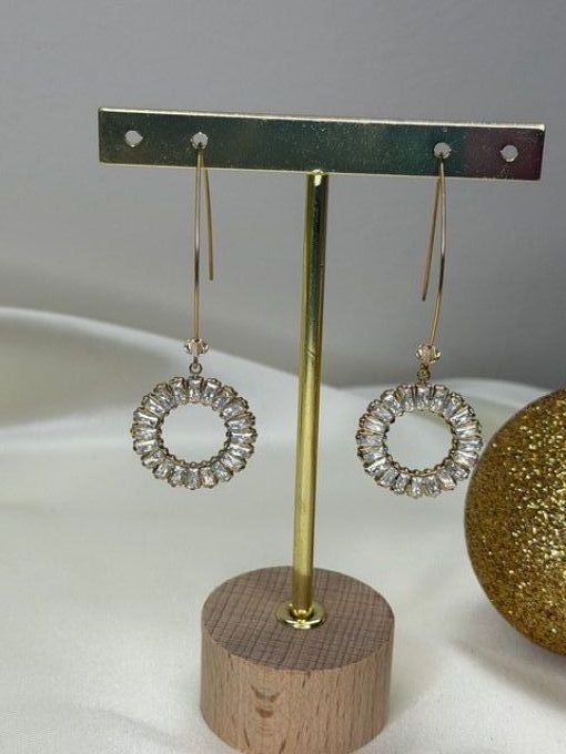 Boucles d'oreille ring Swarovski 